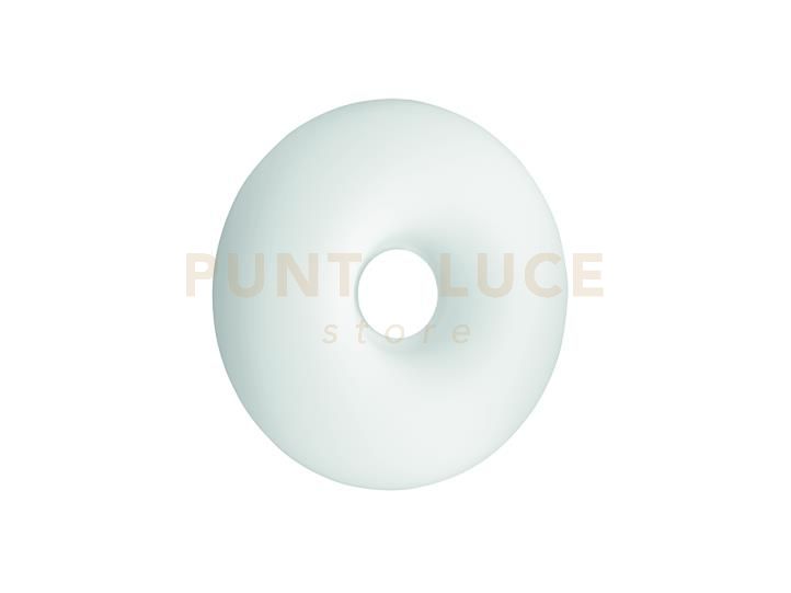 foto del prodotto plafoniera dodi d.53cm 4 luci attacco e27 colore bianco con decorazione bianco-tortora-nero