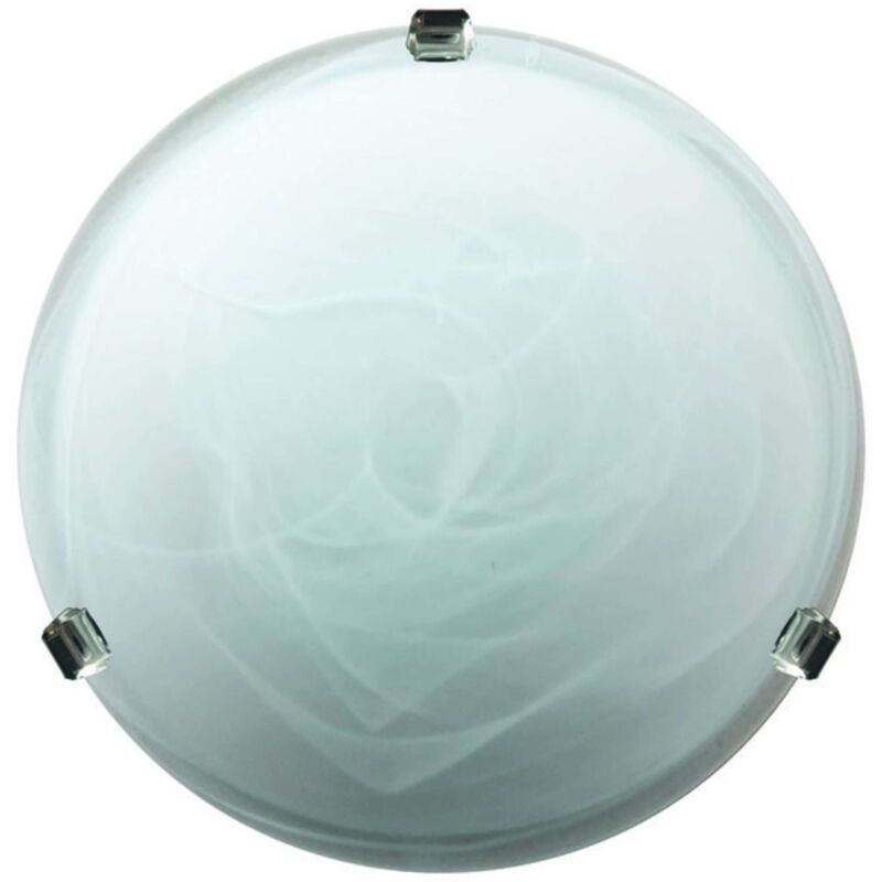 foto del prodotto plafoniera duna alabastro bianco d 30 cm - 5 pezzi