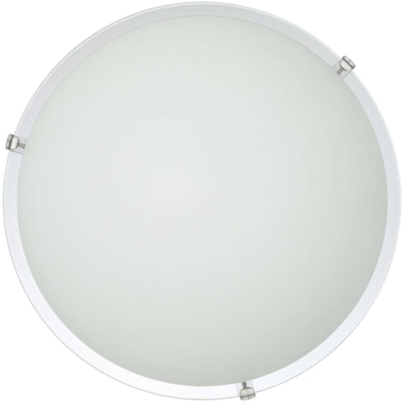foto del prodotto plafoniera dylan 40 2xe27 lastra bianco lucido 5 pezzi