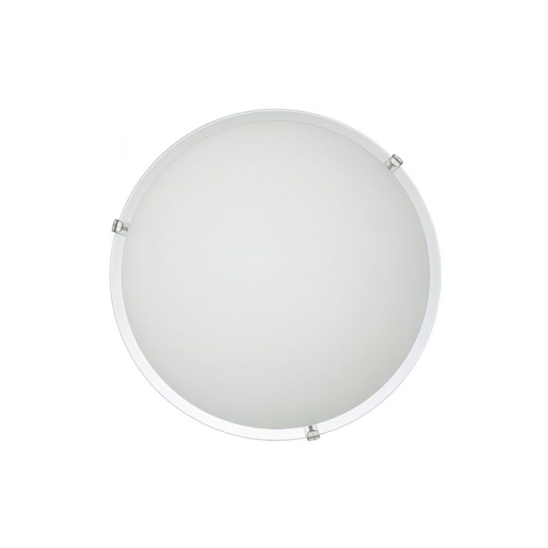 foto del prodotto plafoniera dylan 40 2xe27 lastra bianco lucido 5 pz