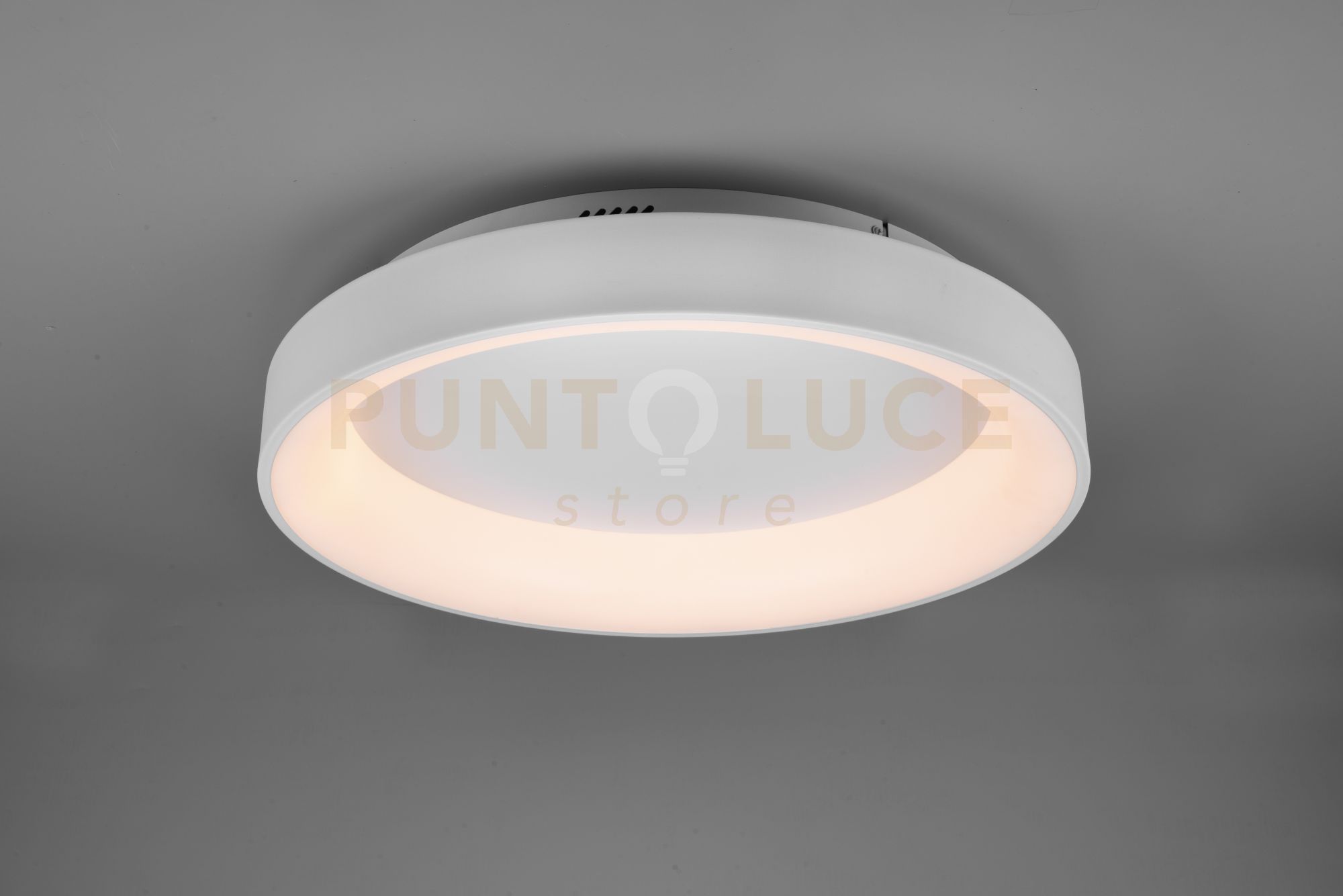 foto del prodotto plafoniera girona led metallo bianco opaco 671290131