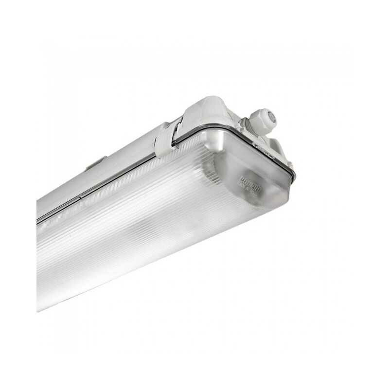 foto del prodotto plafoniera hydro grigio t8 921 fl 2x58 cel f