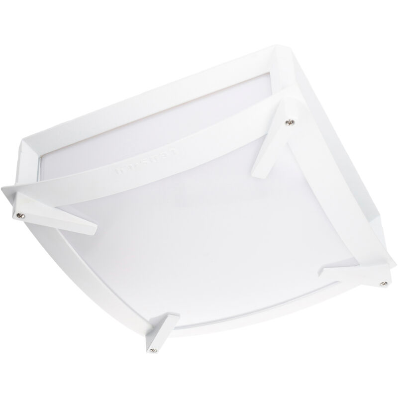 foto del prodotto plafoniera ip44 mark e27 60w bianco