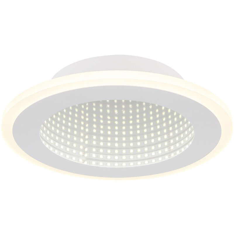 foto del prodotto plafoniera lamela bianco metallo 23cm led globo