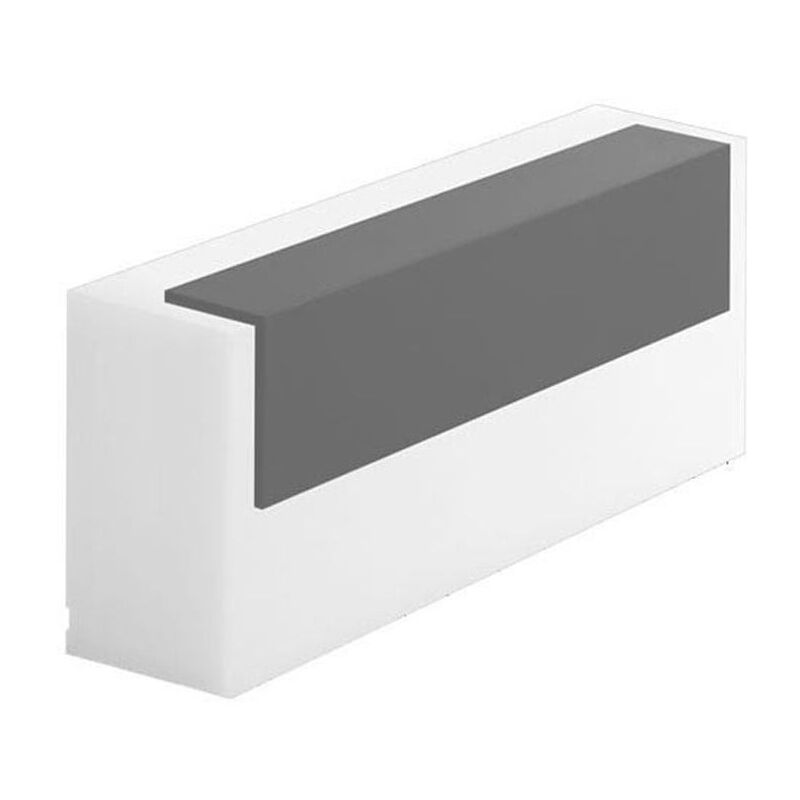foto del prodotto plafoniera led 10w 4000k grigio antracite art100 top lombardo ll116004n