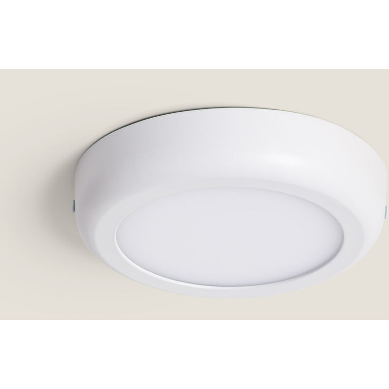 foto del prodotto plafoniera led 12w circolare metallo 170 mm design bianco 3000k bianco caldo