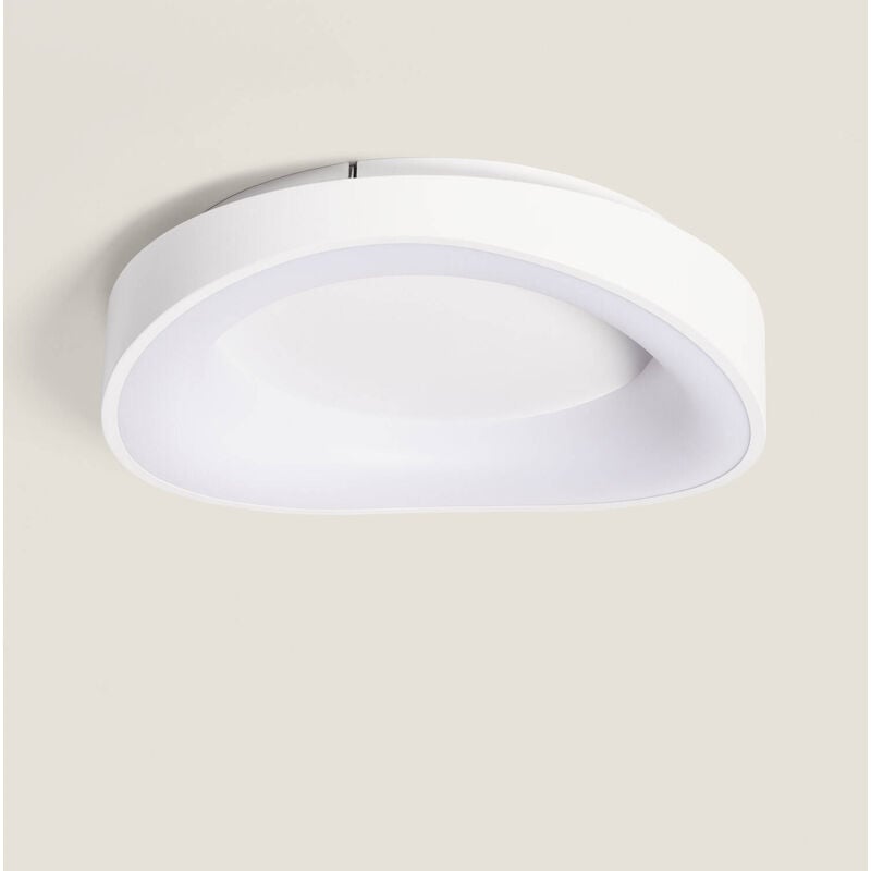 foto del prodotto plafoniera led 17w circolare 400 mm cct selezionabile unay bianco