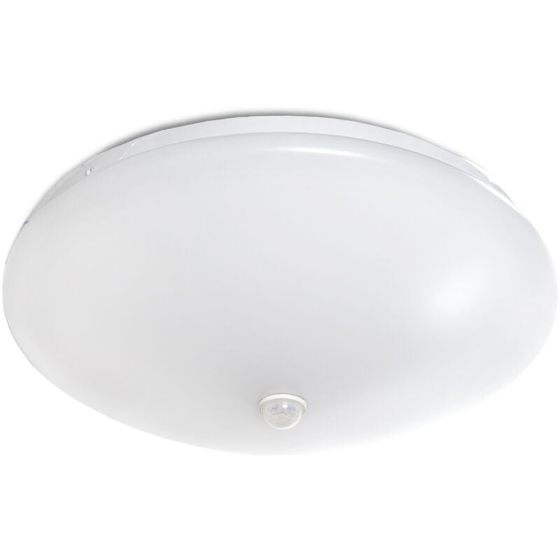foto del prodotto plafoniera led 18w 1.500lm 6000 k rilevatore 40.000h ho pl 18 d cw 