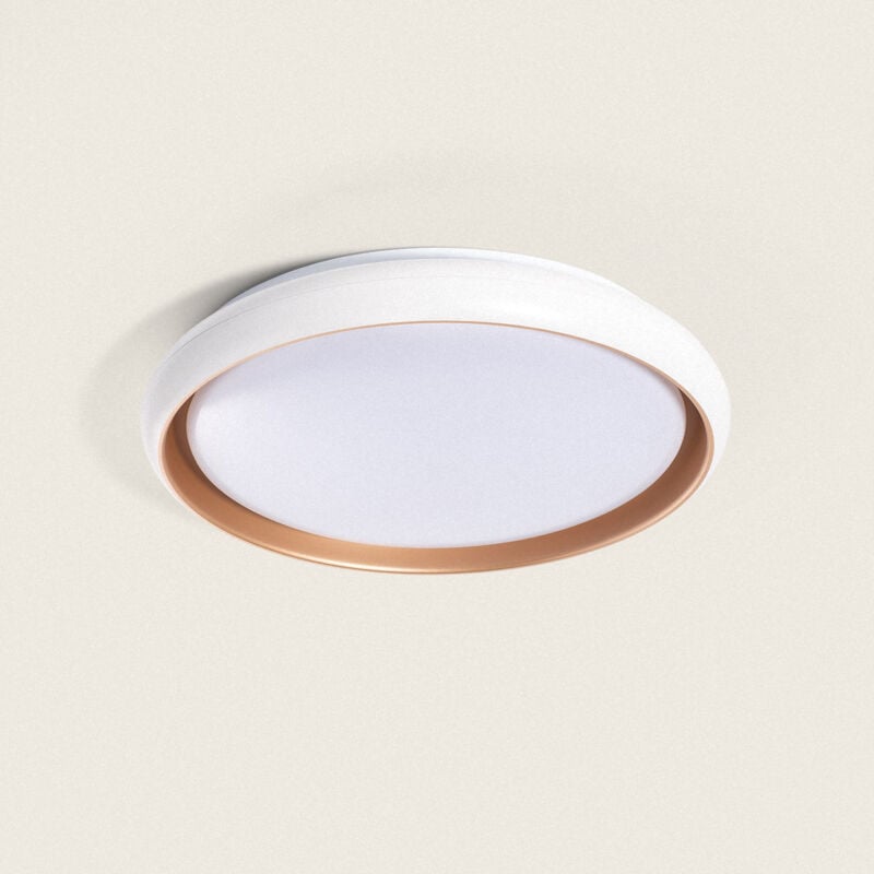 foto del prodotto plafoniera led 28w circolare ø410 mm cct selezionabile rayan bianco