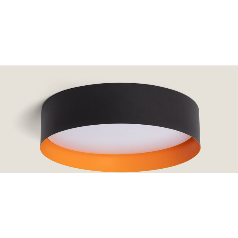 foto del prodotto plafoniera led 30w metallo talagapa s nero