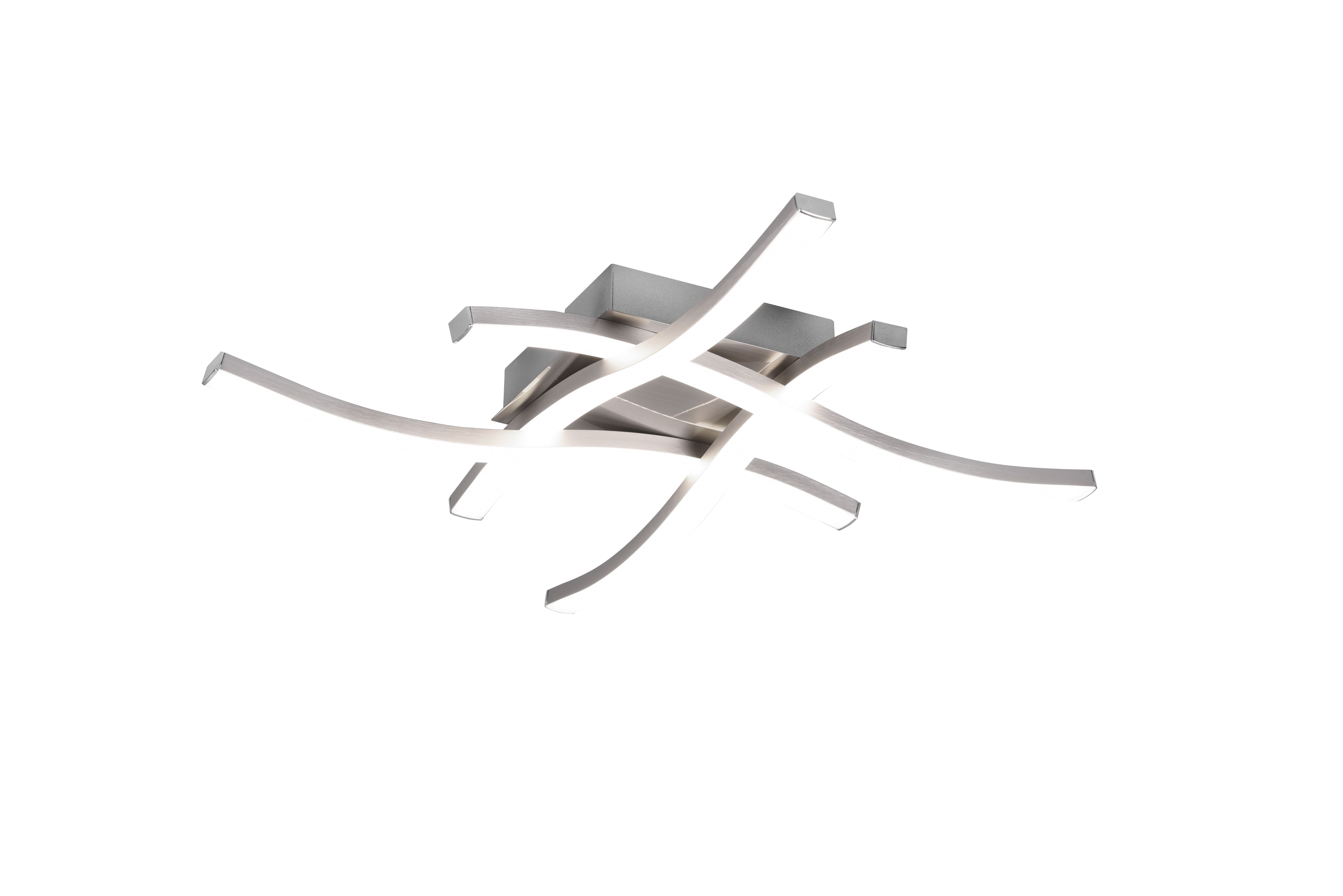 foto del prodotto plafoniera led 4000k 4 bacchette route acciaio