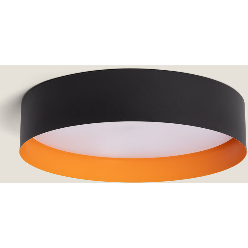 foto del prodotto plafoniera led 40w metallo talagapa l nero