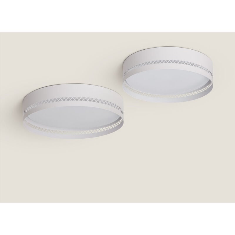 foto del prodotto plafoniera led 40w metallo walital l bianco