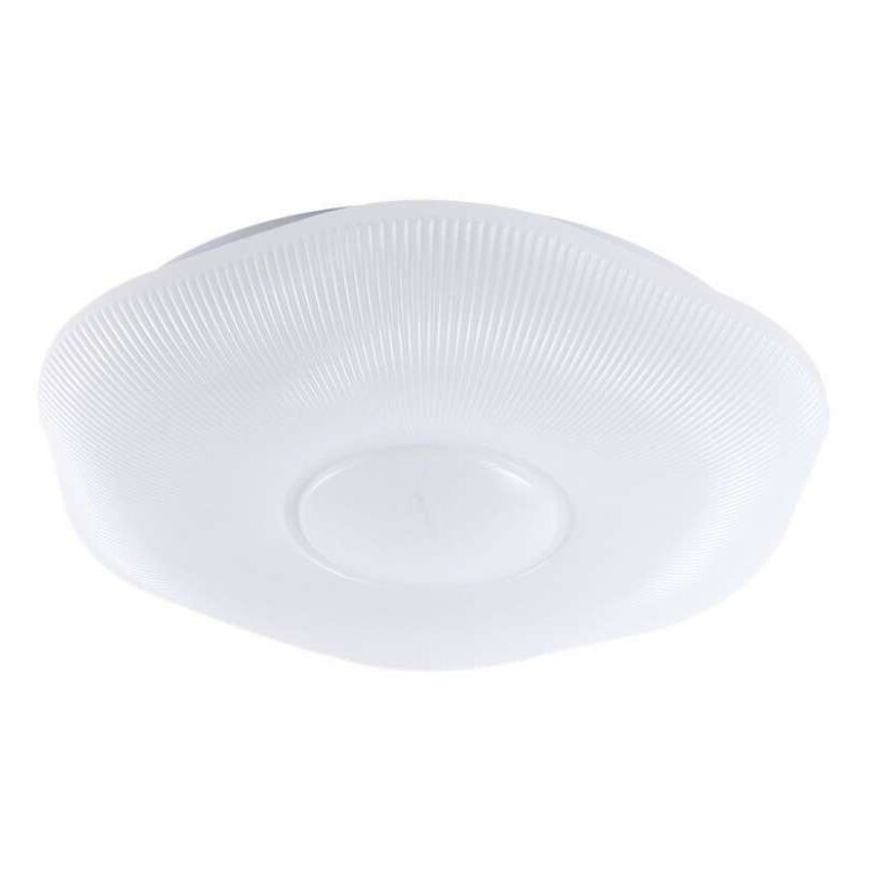 foto del prodotto plafoniera led 60w rotonda telecomando cct 3in1 bianco d500mm dimmerabile zigrinata v tac