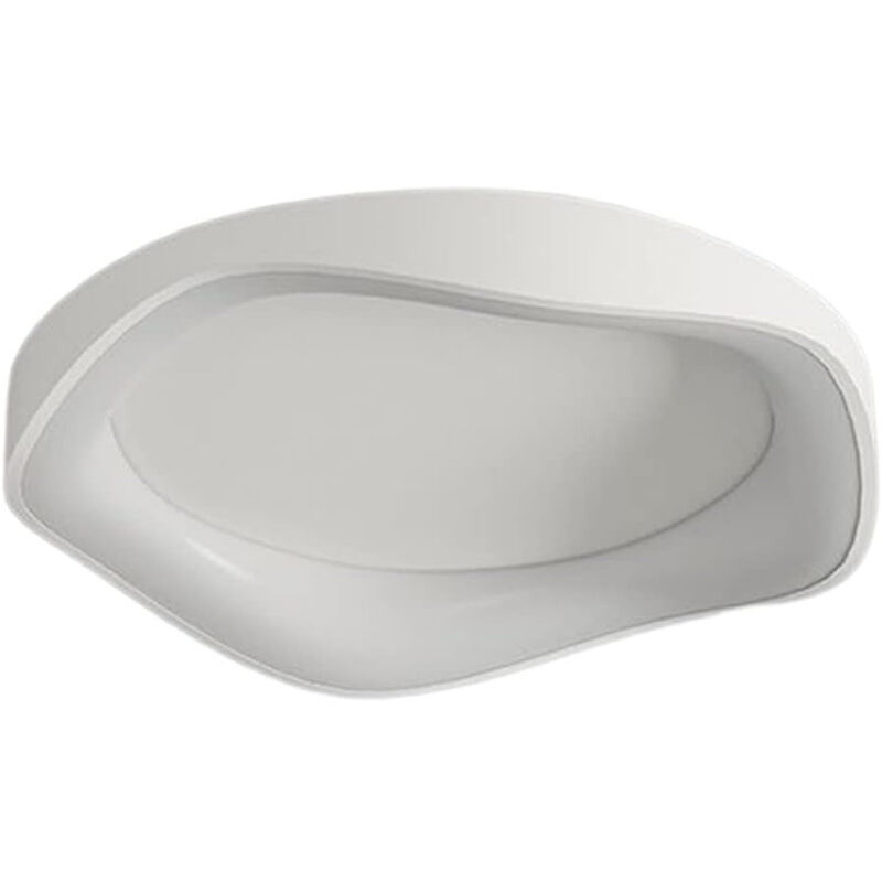 foto del prodotto plafoniera led a onda 38 watt ultra moderna tre colorazione di luce fredda 6500k calda 3000k naturale 4000k