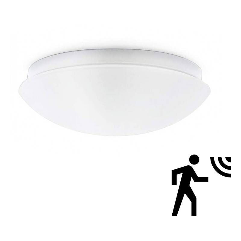 foto del prodotto plafoniera led a plafone con sensore per lampadina e27