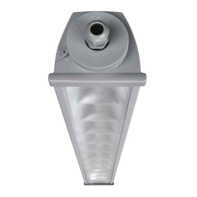 foto del prodotto plafoniera led acciaio reg beghelli 2x36w m1200 4000k ip66 a236rd