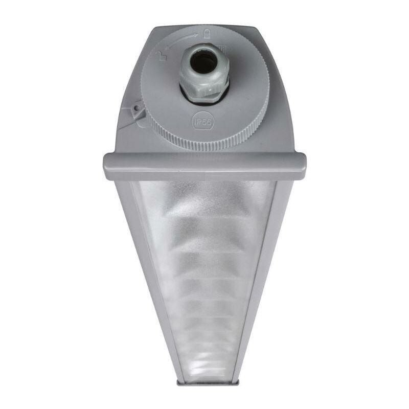 foto del prodotto plafoniera led acciaio reg beghelli 2x58w m1200 4000k ip66 a258rd