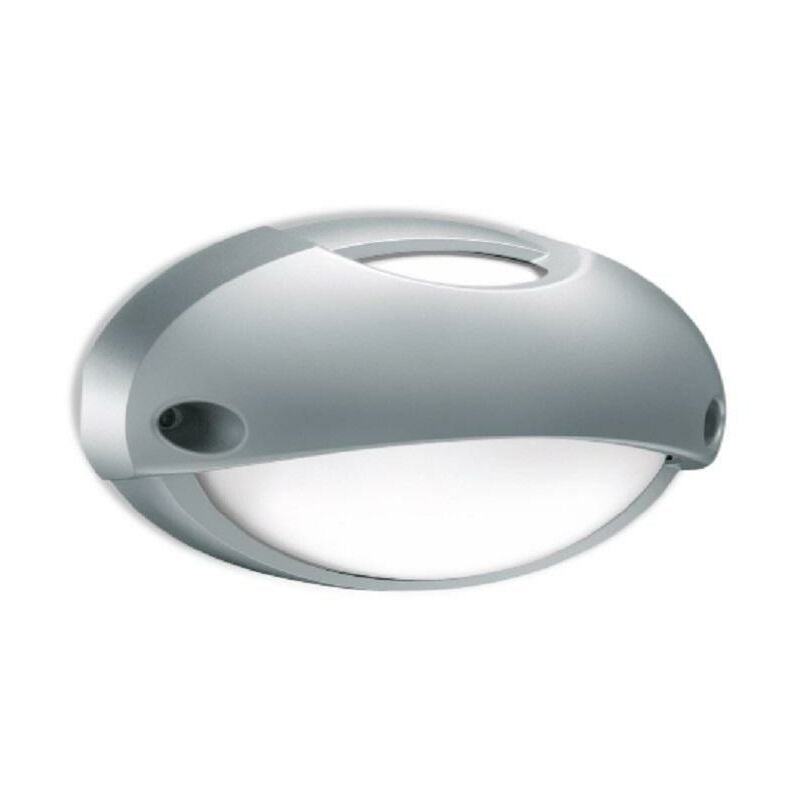 foto del prodotto plafoniera led airy ovale 300 ip54 grigio lombardo lb8232g
