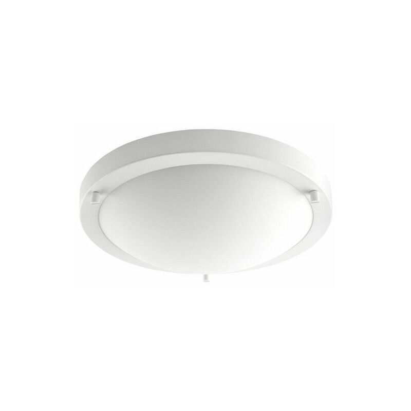 foto del prodotto plafoniera led ancona bianca 12w cristalrecord 26 090 12 000
