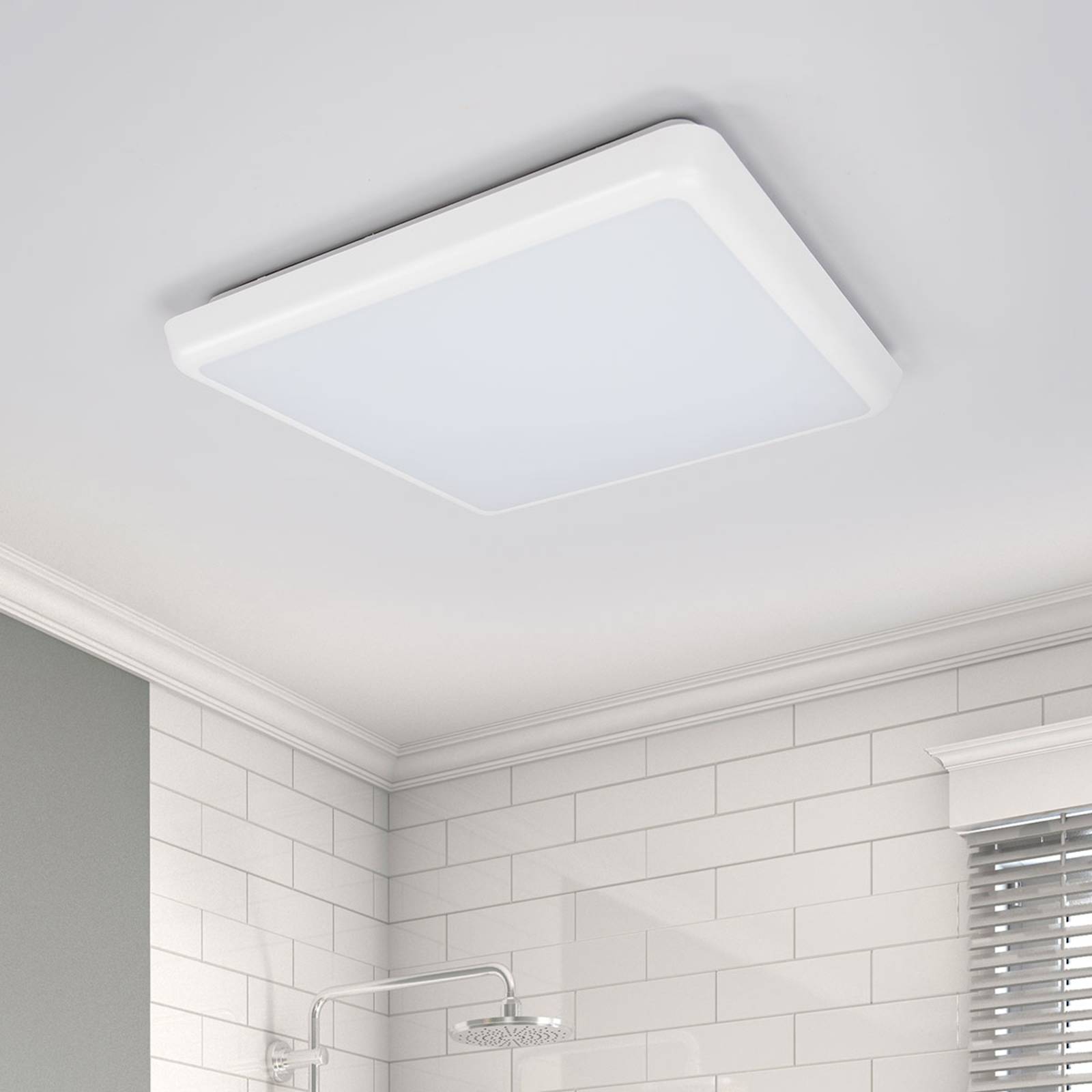 foto del prodotto plafoniera led arcchio augustin, 30 x 30 cm, bianco, ip54