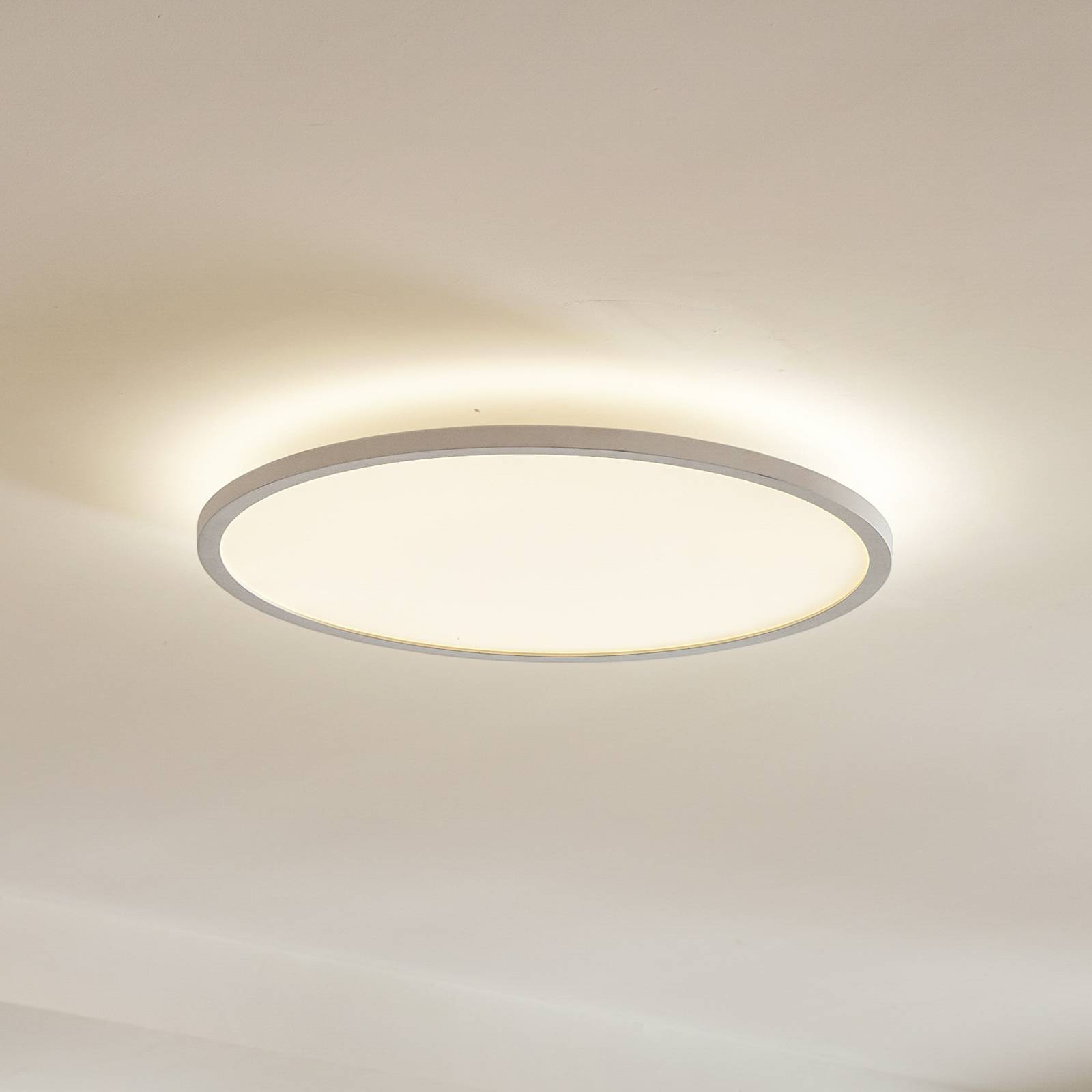 foto del prodotto plafoniera led arcchio brenda, 60 cm, cct, telecomando