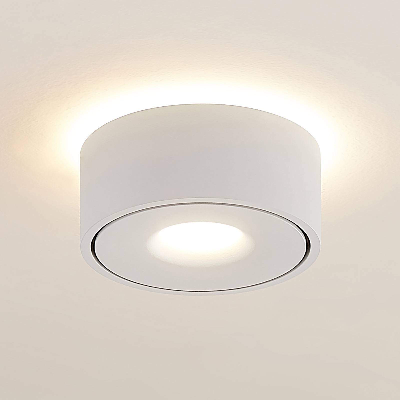 foto del prodotto plafoniera led arcchio rotari, bianco, su e giù, alluminio