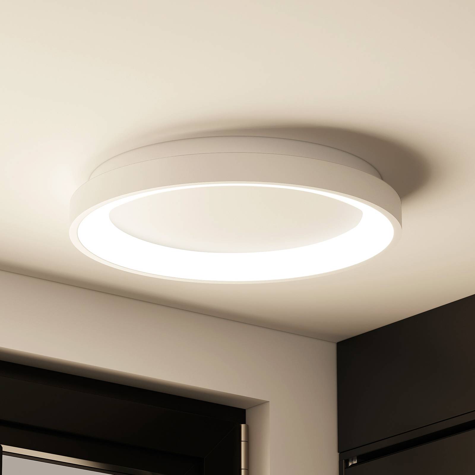 foto del prodotto plafoniera led arcchio vivy, 38 cm, bianco, metallo