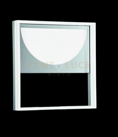 foto del prodotto plafoniera led art l40 pl.art md silver argento