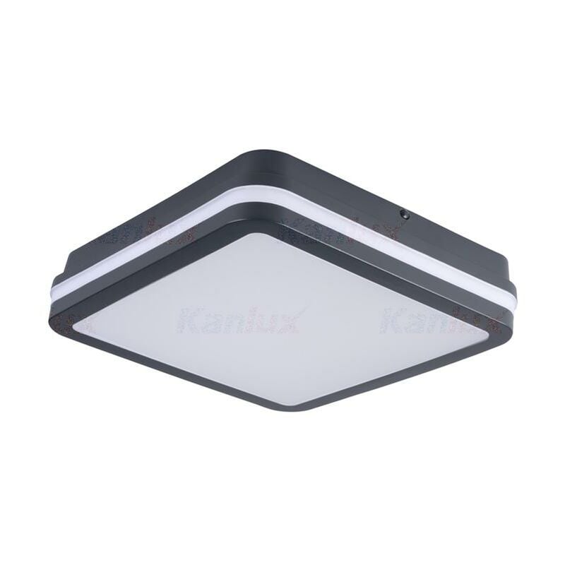 foto del prodotto plafoniera led beno 24w nw l se gr kanlux luce naturale
