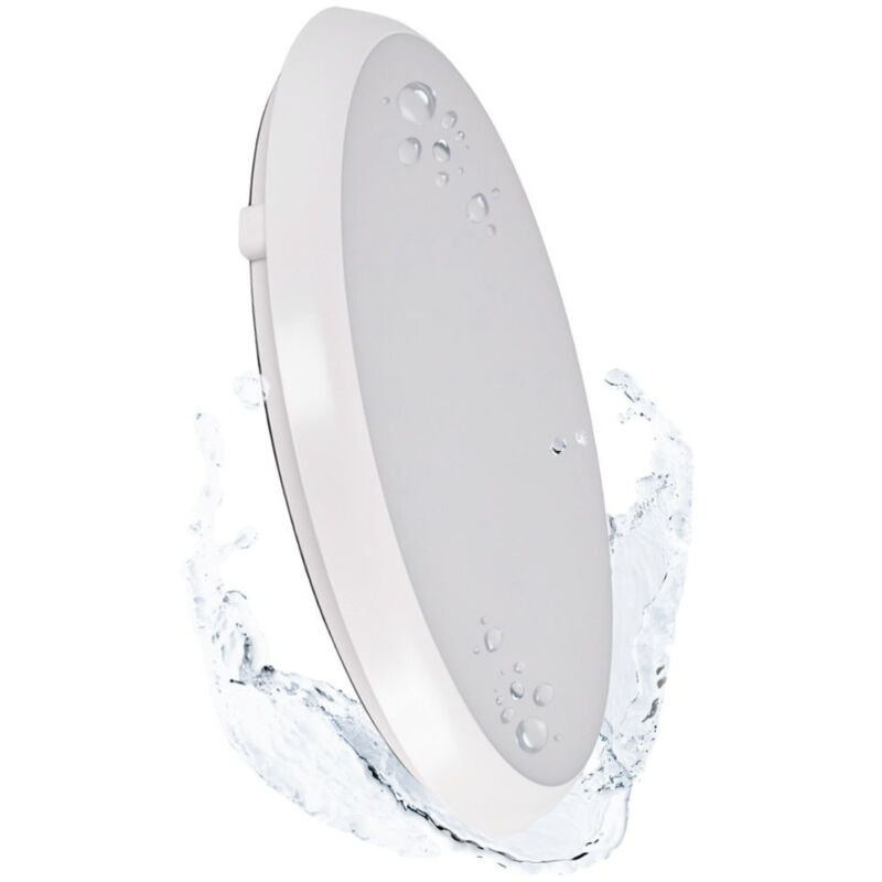 foto del prodotto plafoniera led cct a tenuta stagna 30w 35cm 3180lm ip65