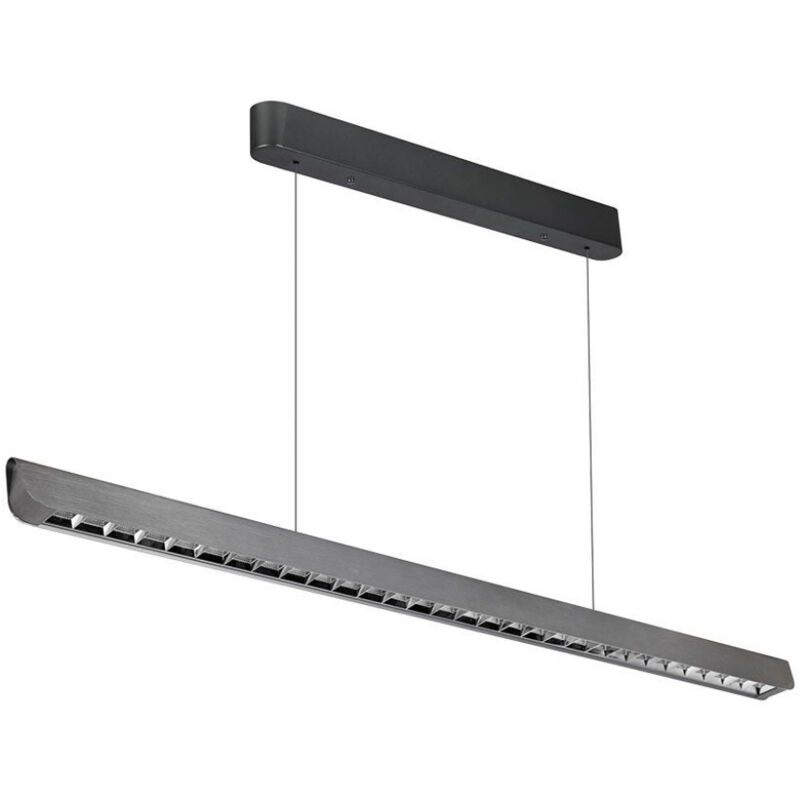 foto del prodotto plafoniera led chip samsung 36w lineare grigio opaco 12275060mm 3in1 v tac