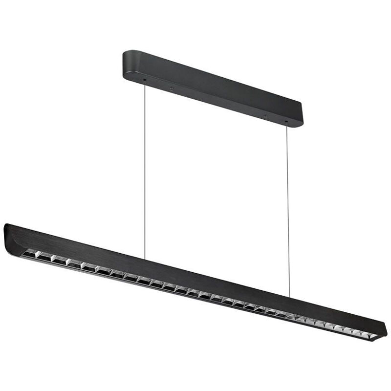 foto del prodotto plafoniera led chip samsung 36w lineare nero 12275060mm 3in1 v tac