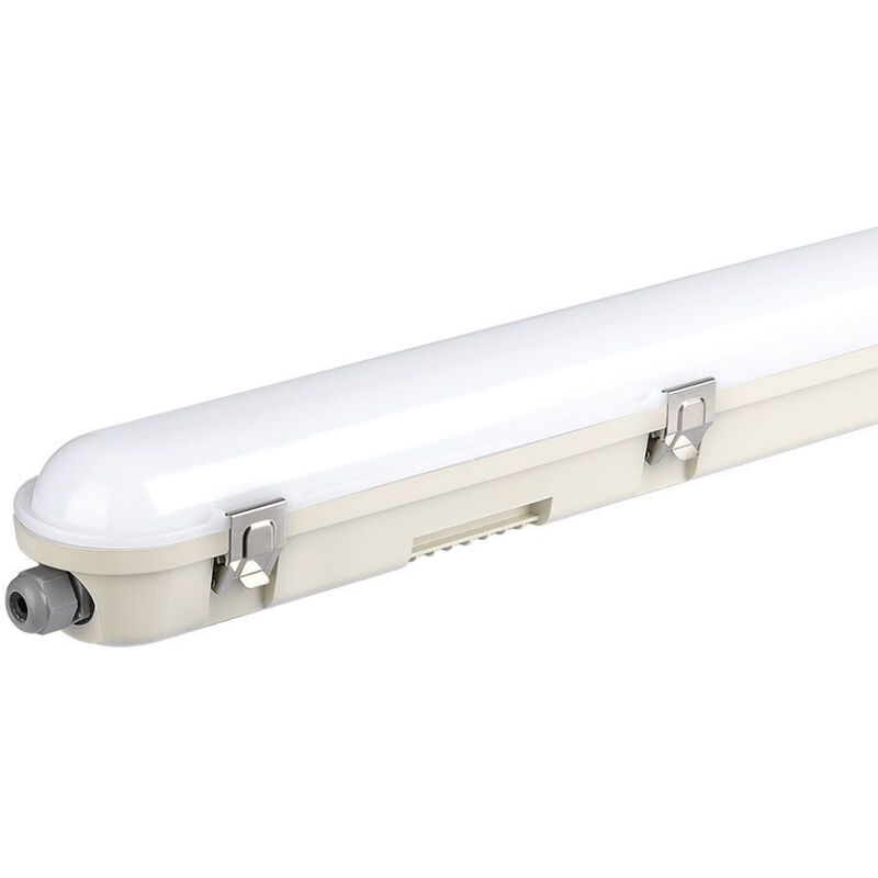 foto del prodotto plafoniera led chip samsung impermeabile 36w 1200mm con batteria di emergenza bianco freddo v tac