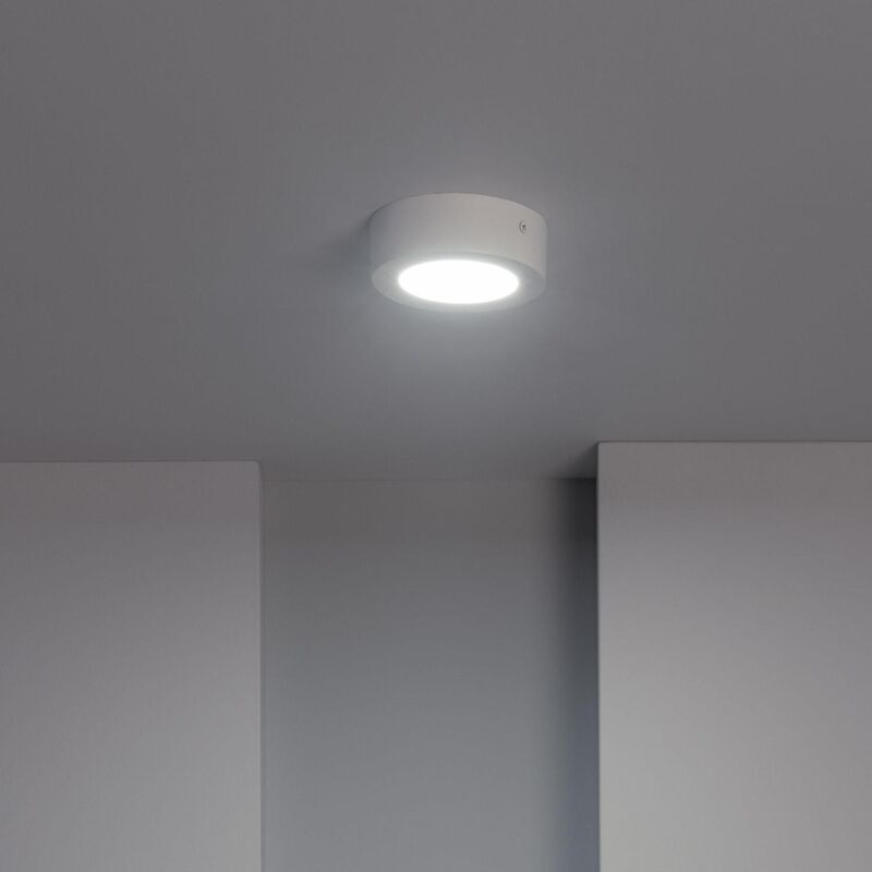 foto del prodotto plafoniera led circolare 6w 120 mm 4000k bianco naturale
