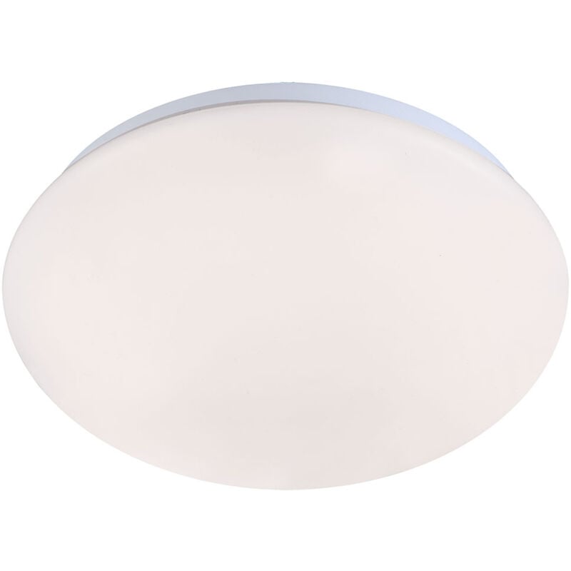 foto del prodotto plafoniera led design bianco opale faretto rotondo lampada di illuminazione soggiorno globo 41671