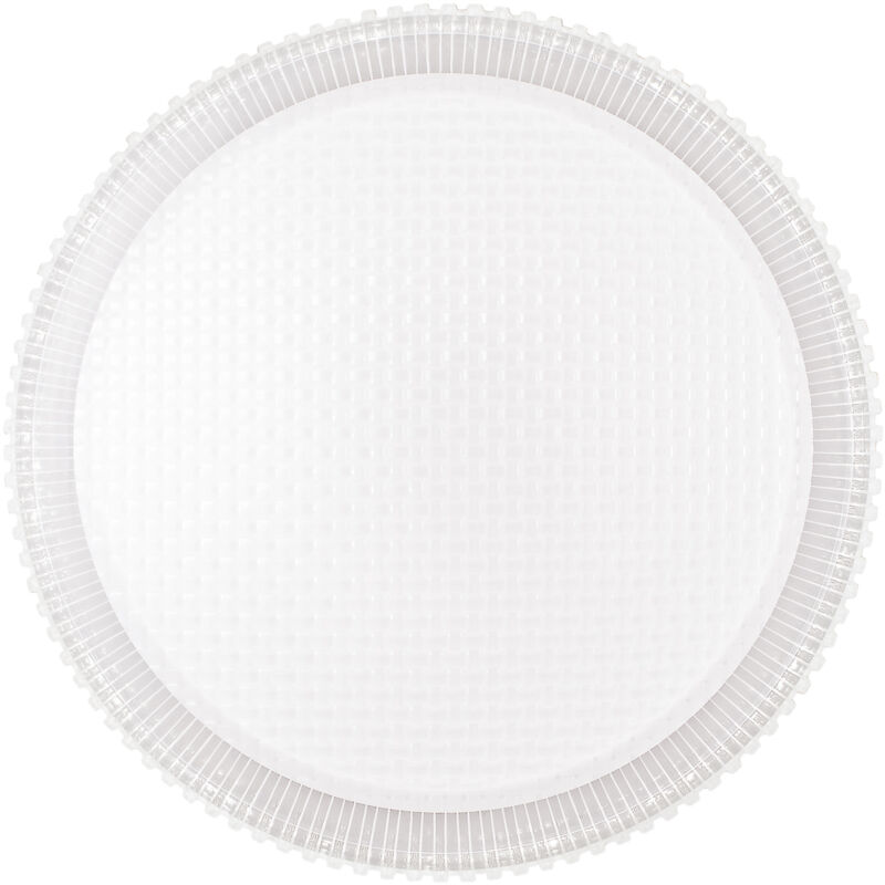 foto del prodotto plafoniera led frozen in metallo e acrilico bianco con funzione cct 60 cm. 