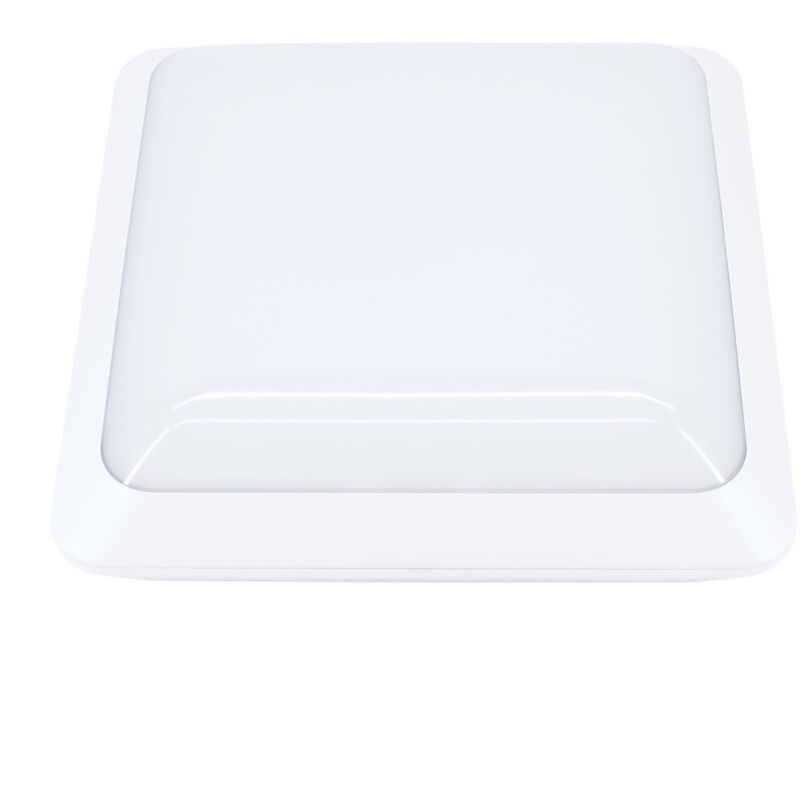 foto del prodotto plafoniera led gabi rilevatore microonde 30w 4000k 3500lm ip66 quadrata 300mm