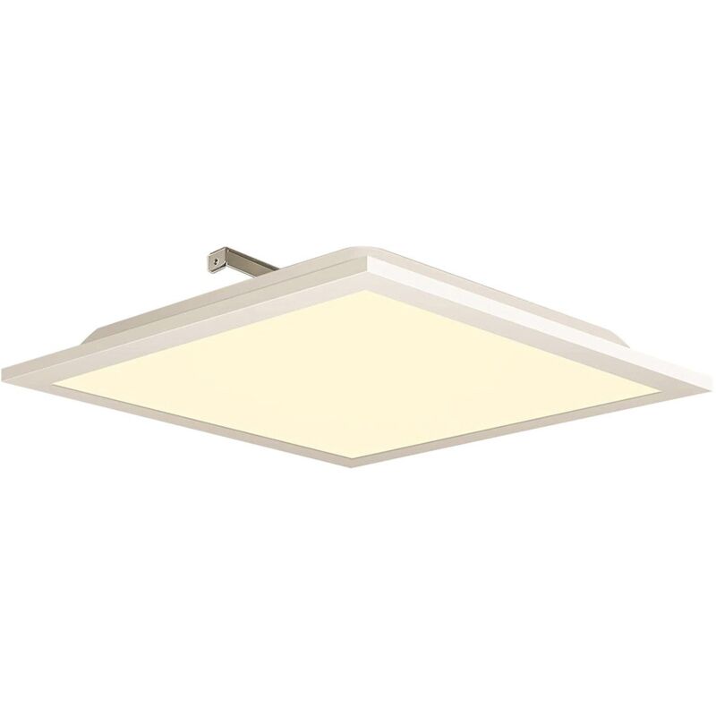 foto del prodotto plafoniera led gbly 40w,rettangolare, 3000k, adatta per soggiorno, cucina, camera da letto, sala da pranzo, bianca,4545 cm