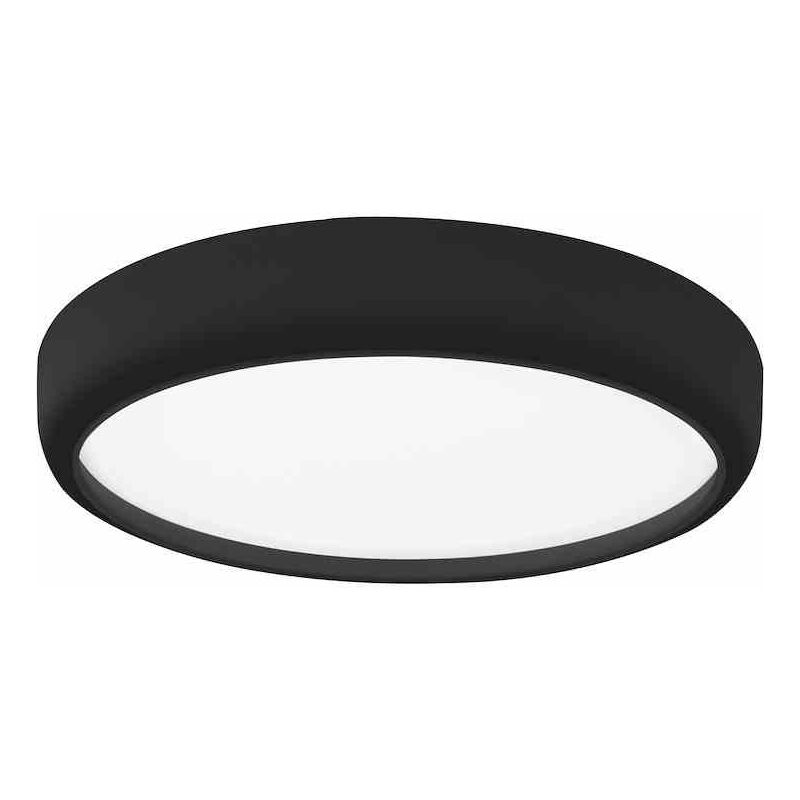 foto del prodotto plafoniera led gea black 36w 390 mm