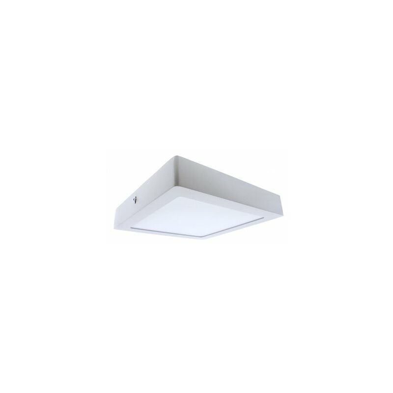 foto del prodotto plafoniera led gelys ip54 30w 4000k quadrato bianco
