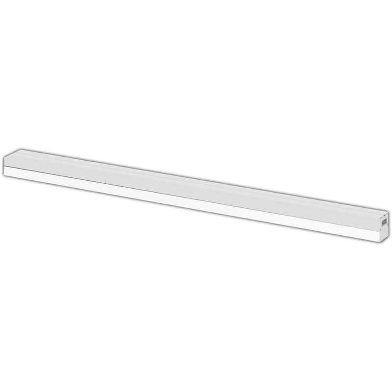 foto del prodotto plafoniera led lineare 40w 120cm colore bianco bianco naturale ip20 v tac