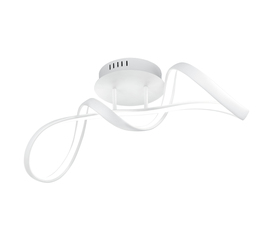 foto del prodotto plafoniera led, metallo, bianco opaco, 60x22x18 cm, perugia