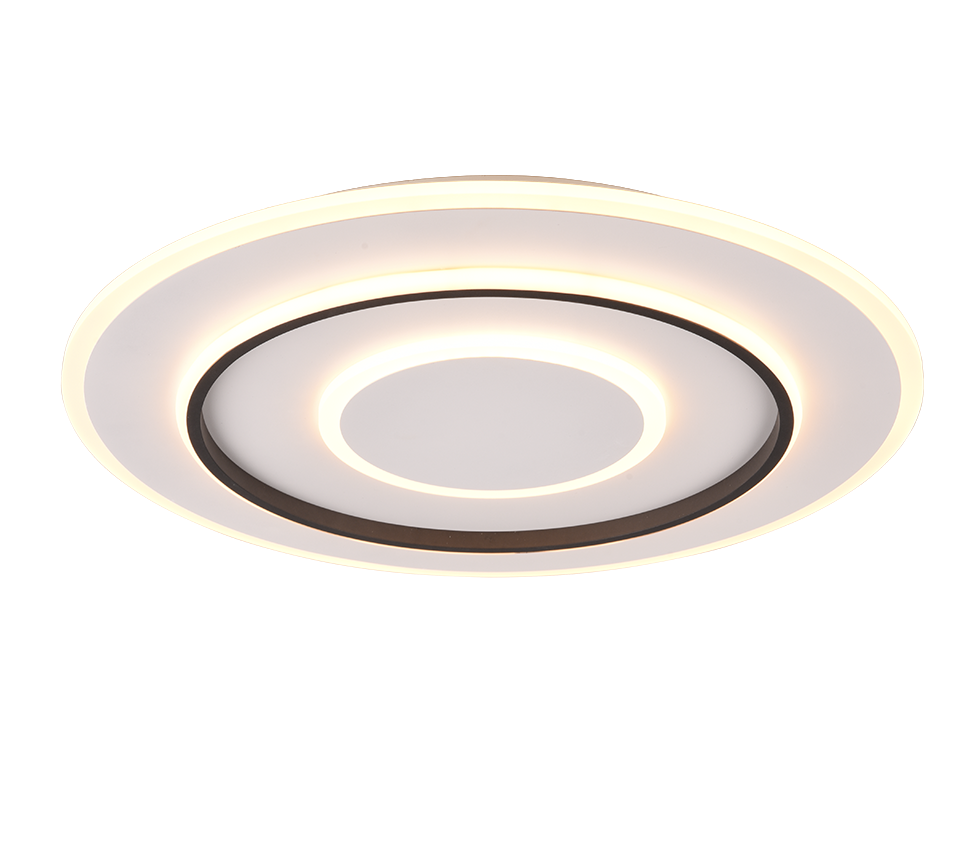 foto del prodotto plafoniera led, metallo, bianco opaco, 60x6x60 cm, jora