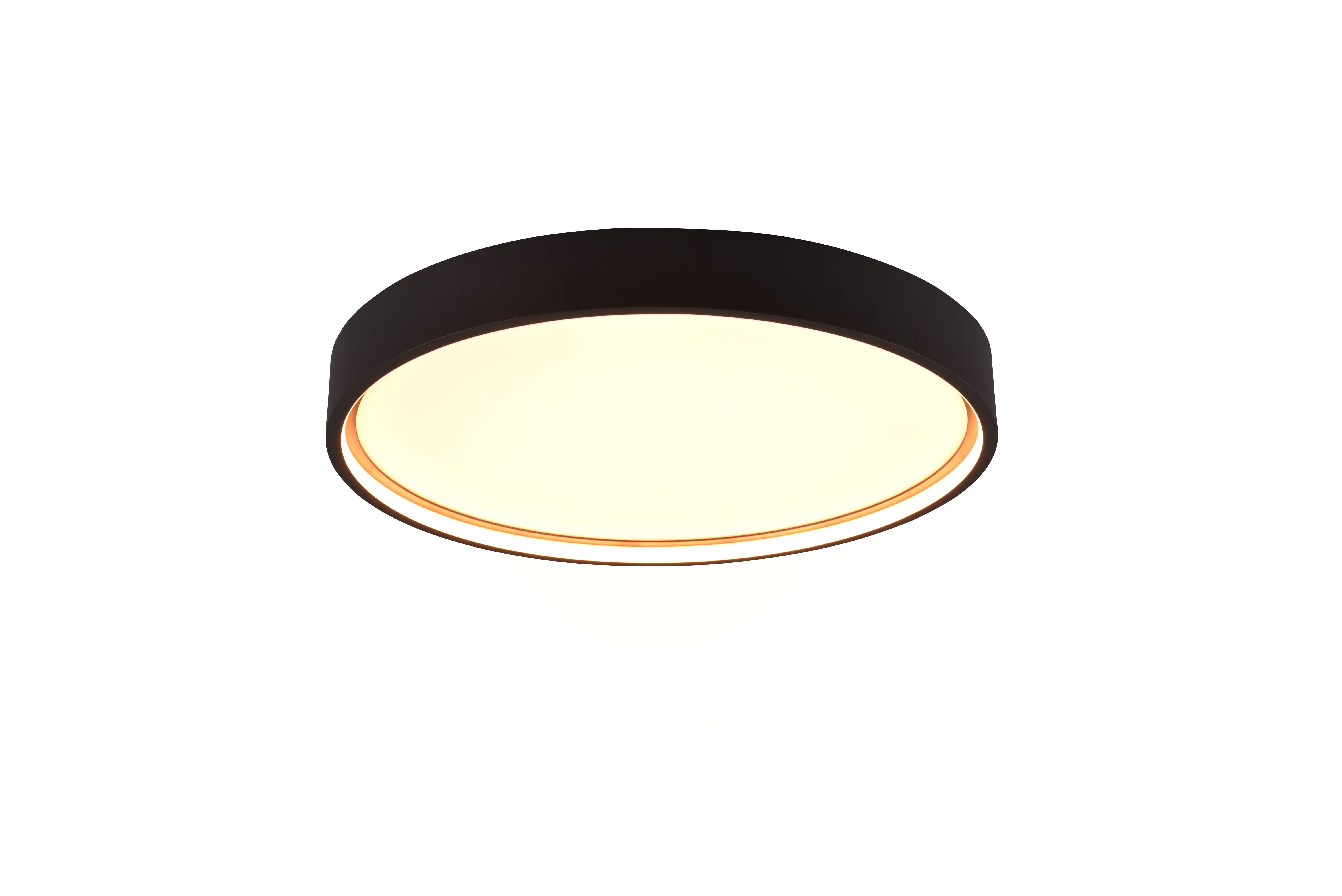 foto del prodotto plafoniera led, metallo, nero opaco, d45 cm, doha