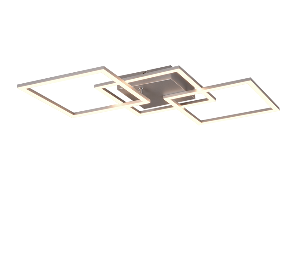 foto del prodotto plafoniera led, metallo, titano, 74,5x7x35,2 cm, trail