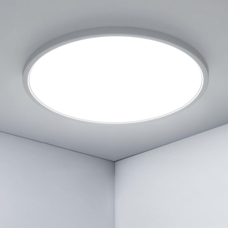 foto del prodotto plafoniera led moderna 36w, plafoniera ultra sottile da 40cm per camera, luminaria da soffitto rettangolare per camera da letto soggiorno bagno