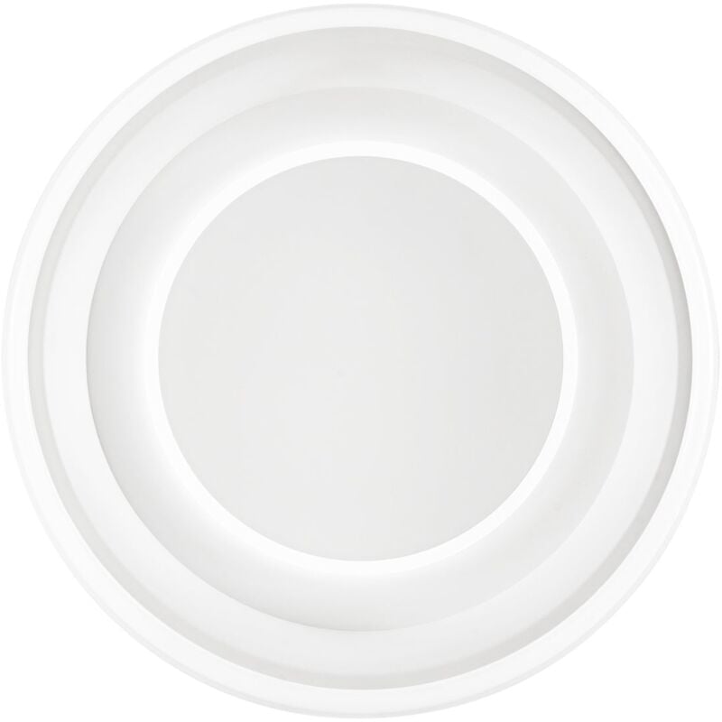 foto del prodotto plafoniera led nurax rotonda in alluminio bianco 45w con cct 50 cm.