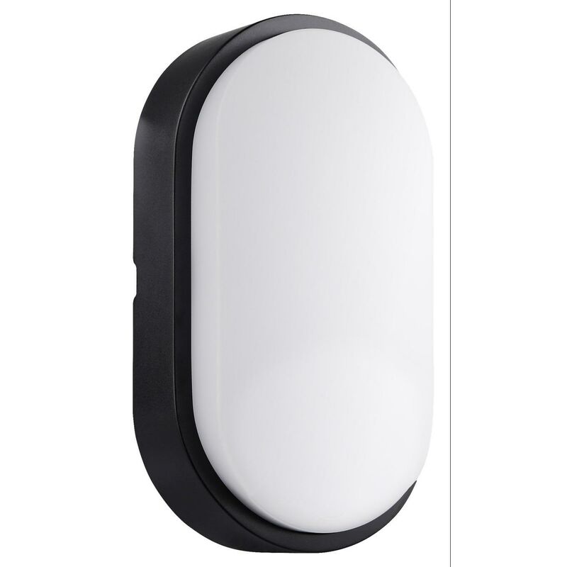 foto del prodotto plafoniera led oasi cct ovale nera 14w terminal block poson 1411900 century
