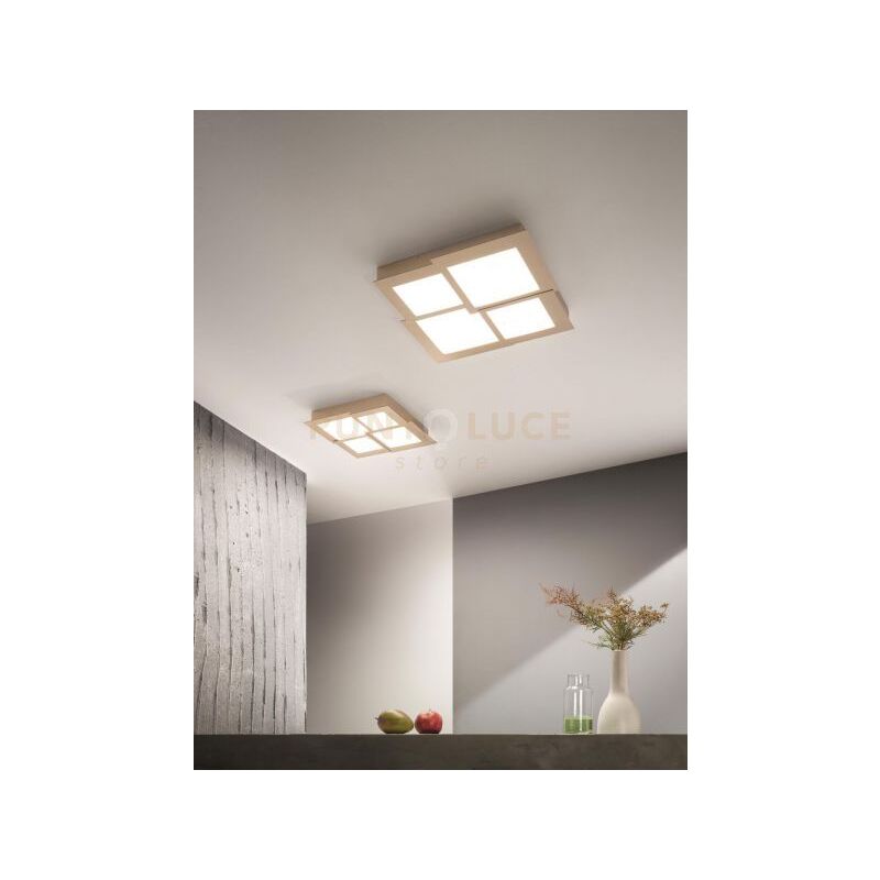 foto del prodotto plafoniera led passpartou l44 oro pl.passpartou mdor